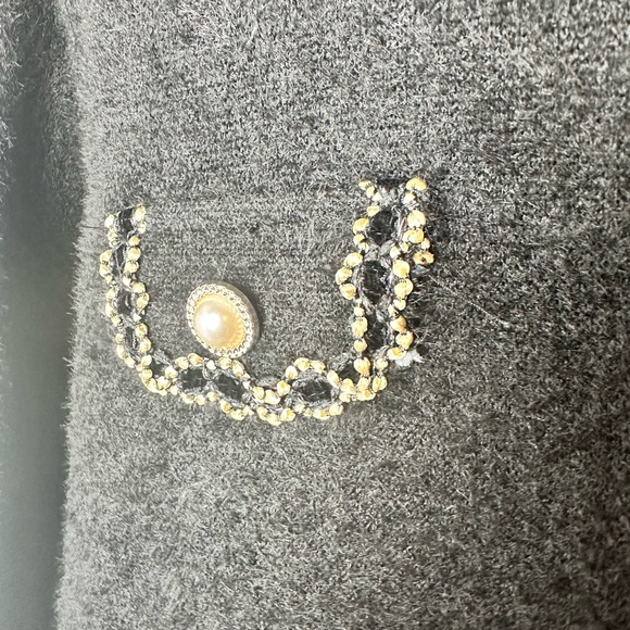 #70 SNOWFLAKE NEW YORK DOUBLE BREATED BLACK BLAZER JACKET SIZE SMALL MEDIUM - Picture 8 of 9